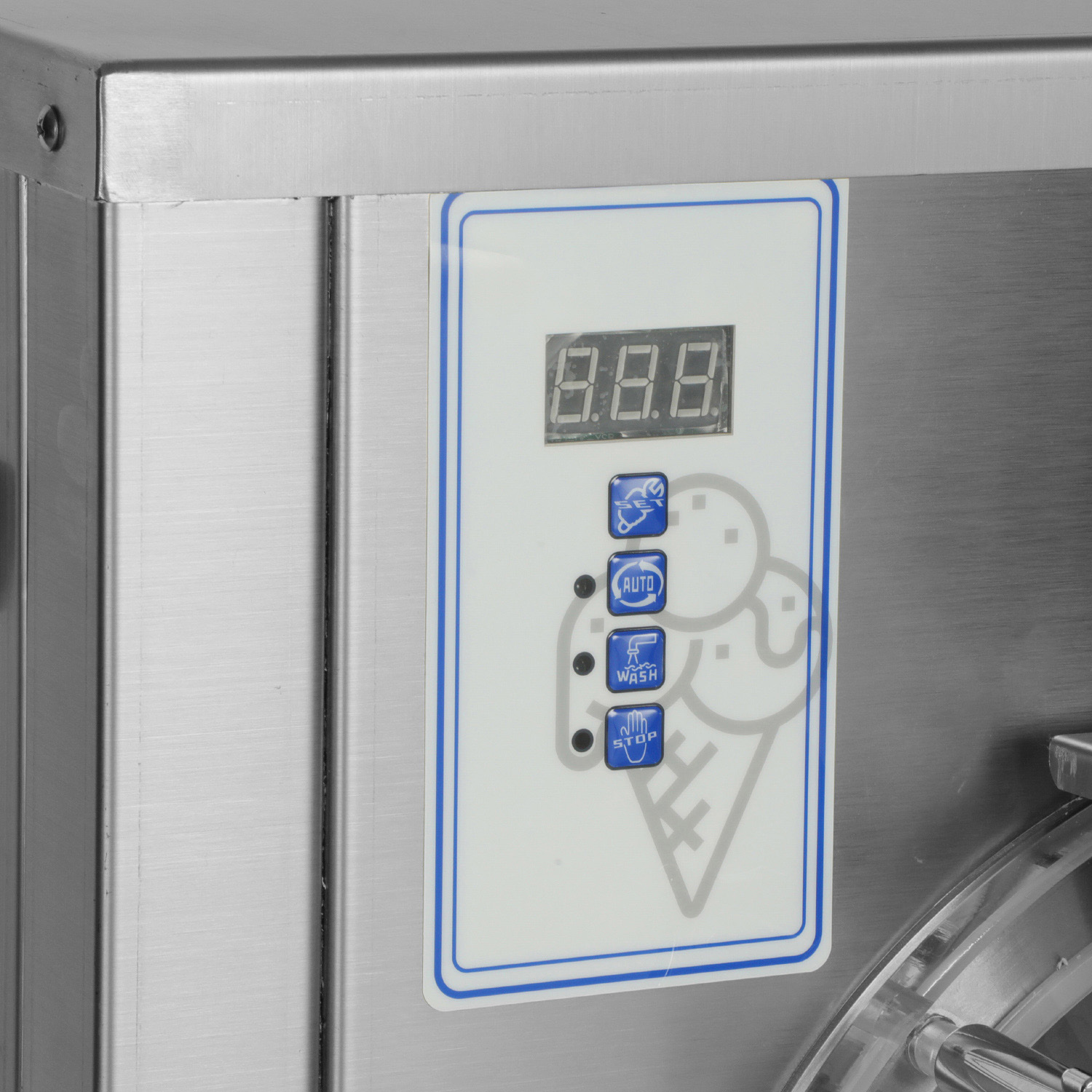 GOOPIKK Italian Commercial Vertical 40L/H Hard Ice Cream Machine Batch Freezer Gelato Ice Cream Machine