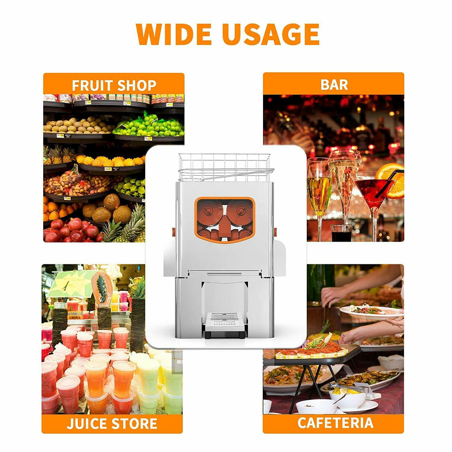 GOOPIKK Fruit Juice Equipment 110v Pomegranate Juice Extractor 120W Tabletop Natural Orange Squeezer Juice Machine