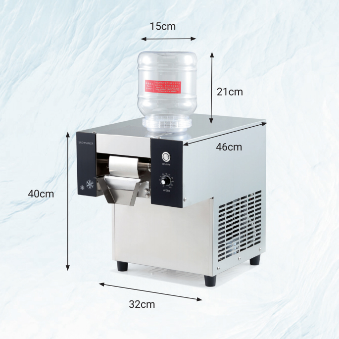 GOOPIKK Commercial Automatic Snowflake Ice Maker Air Cooled Easy To Clean Tabletop Korea Bingsu Shaved Ice Machine 80kgs/Day