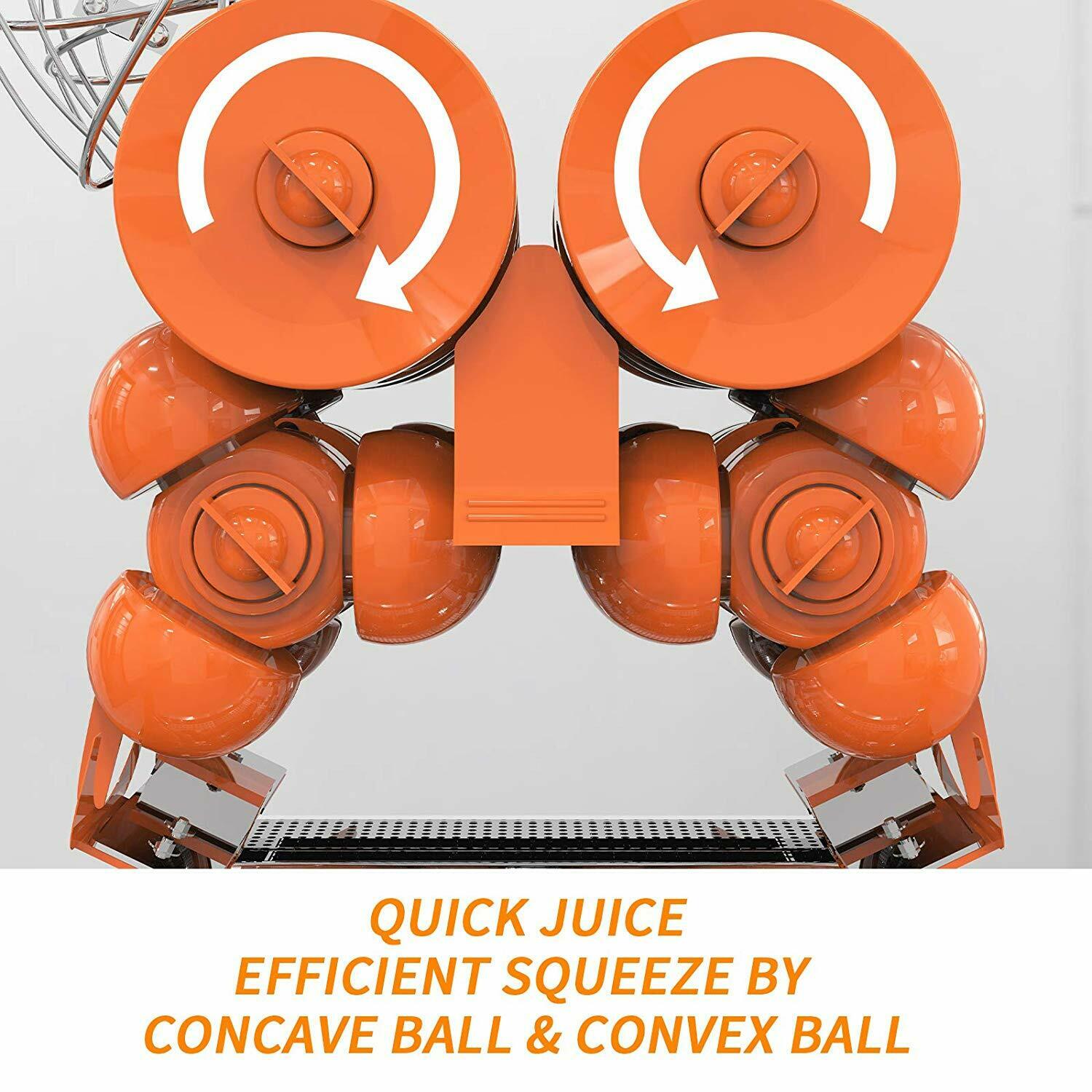 GOOPIKK Fruit Juice Equipment 110v Pomegranate Juice Extractor 120W Tabletop Natural Orange Squeezer Juice Machine