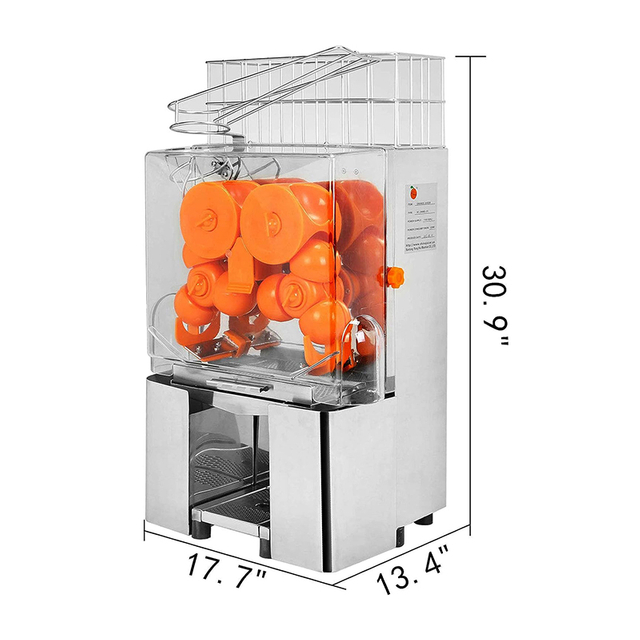 GOOPIKK 2024 New Electric Commercial Juicer Machine 220v 120W 22-30 Per Minute Automatic Orange Juice Squeezer For Restaurant