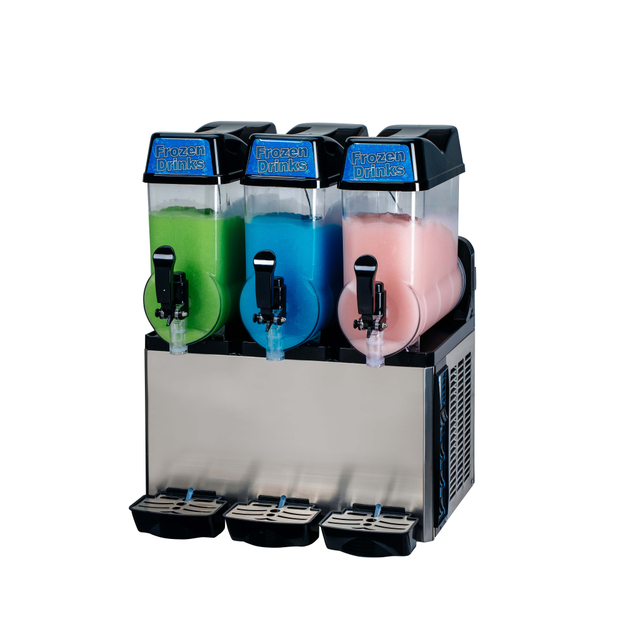 GOOPIKK 12LX3 BPA Free Tank Smoothie Frozen Drink Maker 800W Fast Cooling Smoothie Slushie Slush Machine For Food Truck