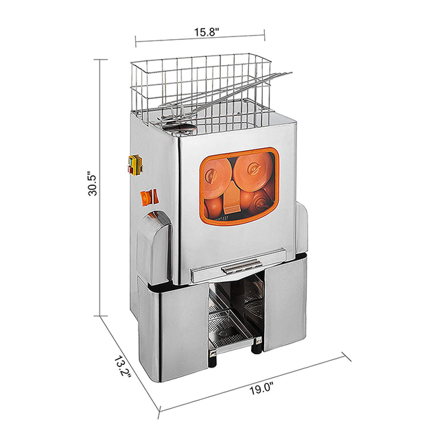GOOPIKK Fruit Juice Equipment 110v Pomegranate Juice Extractor 120W Tabletop Natural Orange Squeezer Juice Machine