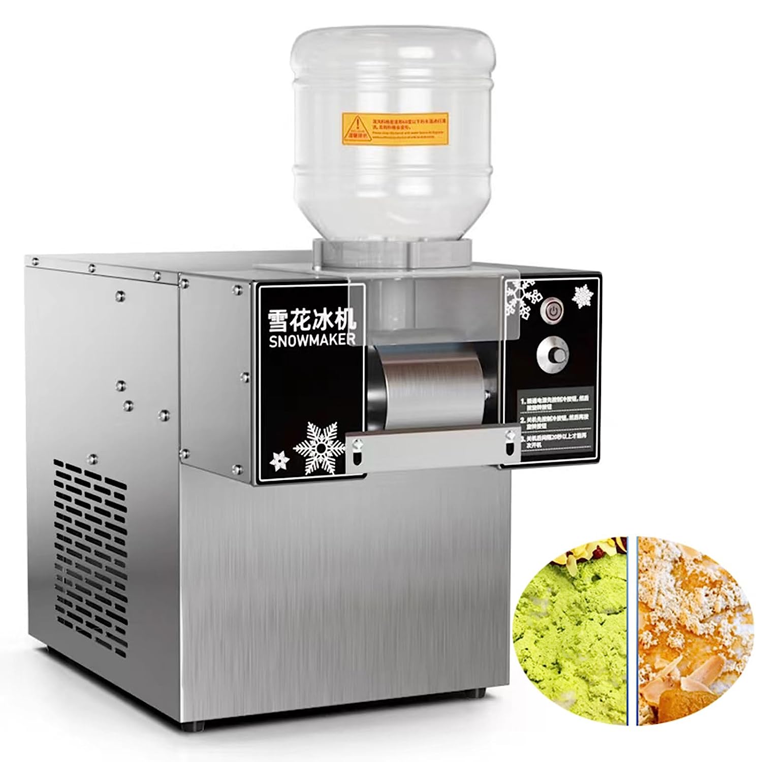 GOOPIKK Commercial Automatically ElectricIce Ice Shaving Shaved Machine Snowflake Ice Maker 110v Snowflake Machine For Party