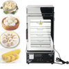 GOOPIKK 110V Commercial Pizza Food Steamer 5 Layers Display 1200w Electric Warming Showcase 30-110 Temperature Range for Buffet