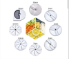 GOOPIKK Multifunctional Automatic Vegetable Cutter And Food Processor Slicer Electric Fruit Cheese Grating Machine With 8-Blades
