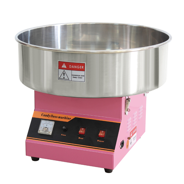 Commercial Automatic Cotton Candy Machine 1080W DIY Cotton Candy Maker Sugar Floss Machine for Kids