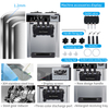 High Quality Fast Shipping Machine A Glace Ice Cream with Two Hoppers 1600w Soft Serve Ice Cream Machine