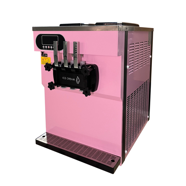 GOOPIKK Italian Ice Cream Machine Commercial Desktop Soft Ice Cream Maker Manufacturer Soft Serve Ice Cream Machine