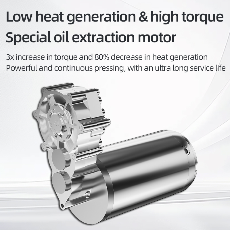 GOOPIKK 2025 New 1100W Home Oil Press Machine, 5-9kg/h Cold/Hot Press, Side Oil Outlet, Custom Colors, for Peanut/Sesame/Almond