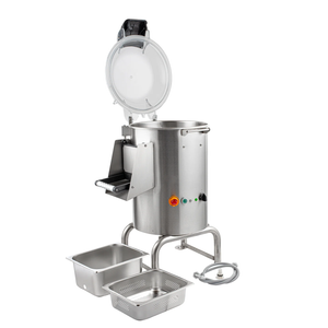 GOOPIKK 12L/22L/28L Commercial Potato Peeler Machine, 304 Stainless Steel Automatic Peeling & Washing for Restaurant, Kitchen