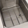 Stainless Steel American Style Gas Heating Fryer 2 Tanks 2 Basket GAS Deep Fryer Commercial Kitchen Equipment Use 28L