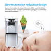 Factory Direct Shipping 3 Flavor Soft Ice Cream Machine Touch Screen Fruit Ice Cream Maker Machine 2 Hoppers And 3 Dispensers