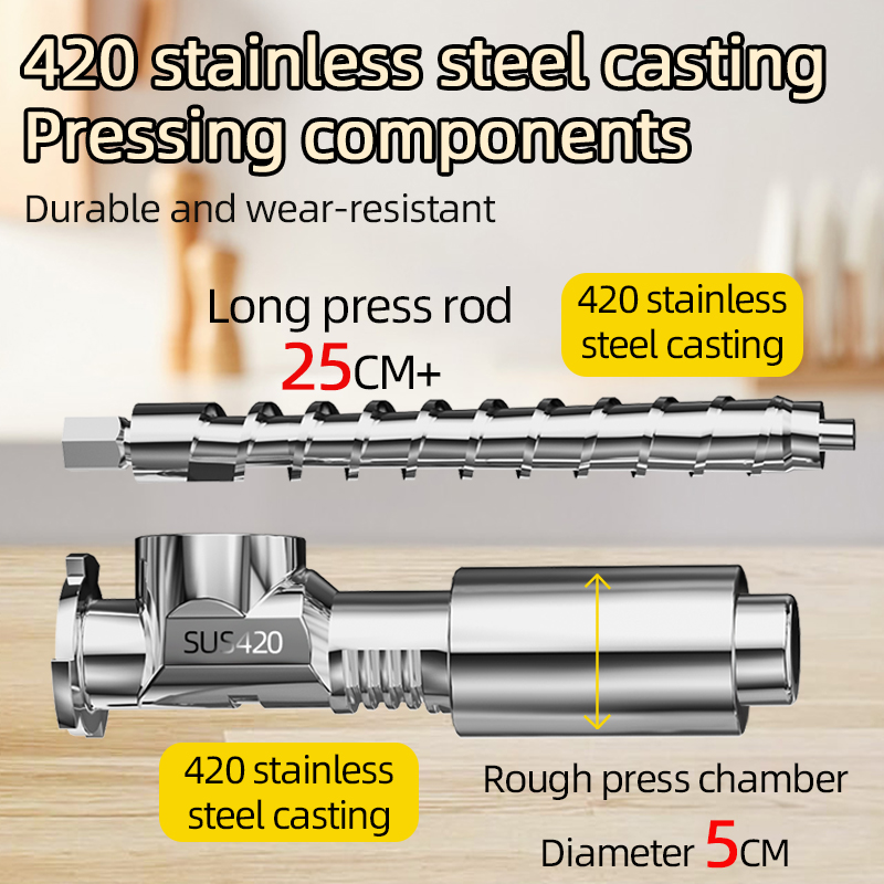 GOOPIKK 2025 New 1100W Home Oil Press Machine, 5-9kg/h Cold/Hot Press, Side Oil Outlet, Custom Colors, for Peanut/Sesame/Almond