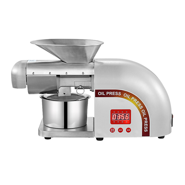 Full Automatic Mini Small Household Home Use Oil Extraction Making Edible Olive Oil Press Machine