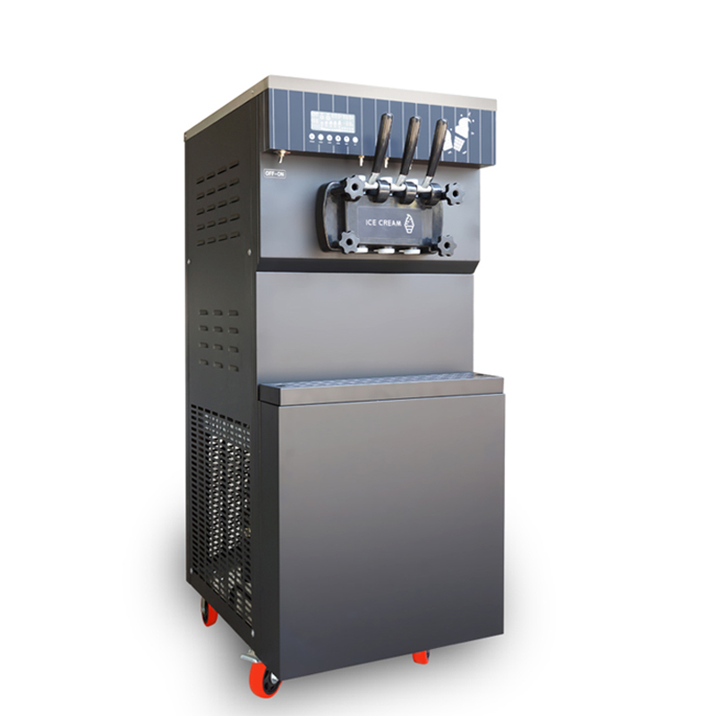 Commercial Large Countertop Ice Cream Cone Making Soft Ice Cream Machine Vending with LED Display