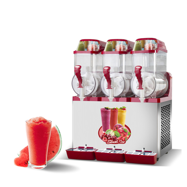 110v 220v Big Capacity Slush Machine Frozen Drink Slushie Machine Commercial Slush Machine with Spare Parts