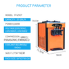 Portable Easy To Use Table Top Ice Cream Machine 2+1 Mixed Flavors Making Machines Ice Cream
