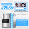 Factory Stainless Steel Counter Ice Machine 500KG Per Day Commercial Cube Machine Restaurant Bar Vertical Ice Maker Machine