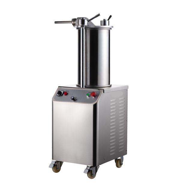 High Output 26L Hydraulic Water Pork Stuffer Hungarian 304 Stainless Steel Filler Russian Sausage Make Machine