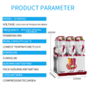 110v 220v Big Capacity Slush Machine Frozen Drink Slushie Machine Commercial Slush Machine with Spare Parts