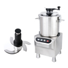 GOOPIKK Desktop Double Speed Vegetable Processor SS304 5L 8L 12L 18L Hummus Cutter Mixer Garlic Sauce Onion Nuts Bowl Cutter