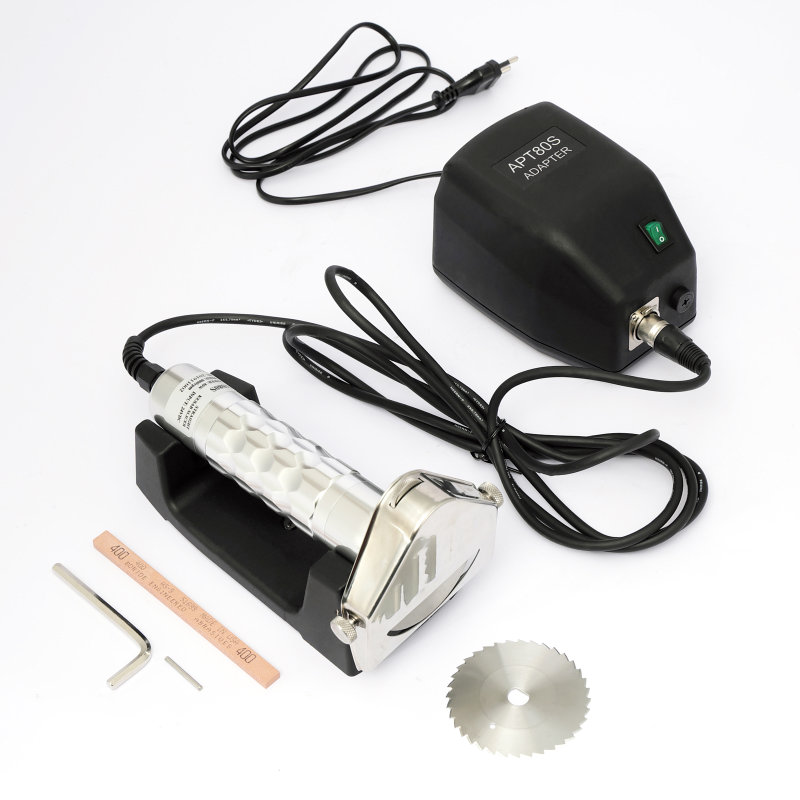 GOOPIKK Electric Shawarma Slicer Doner Knife Shawarma Cutter Handheld Gyro Knife 2 Blades BBQ Roast Meat Cutting Machine CE