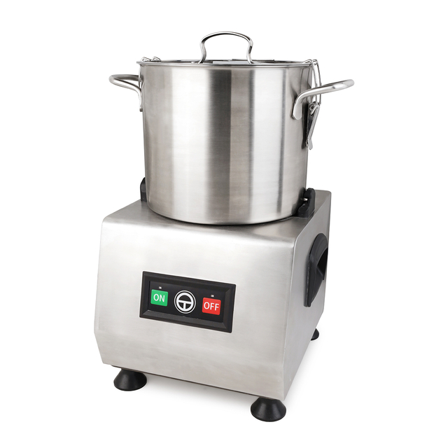 GOOPIKK Electric 304 Stainless Steel Large Capacity 3.17~19.02 Qt for Meat Fruit 1500RPM Transparent Lid Food Mixer Bowl Cutter