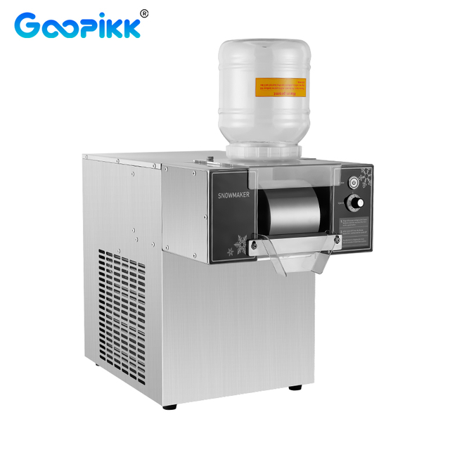 GOOPIKK 2024 Commercial Automatic Snowflake Ice Maker 120kgs/day Air Cooling Korea Bingsoo Machine Snowflake Shaving Machine