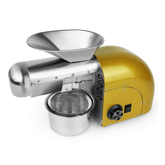 Hot Selling Stainless Steel 110v 220v 1500w Automatic Peanut Soybean Machine Oil Pressers Mini Oil Press Machine
