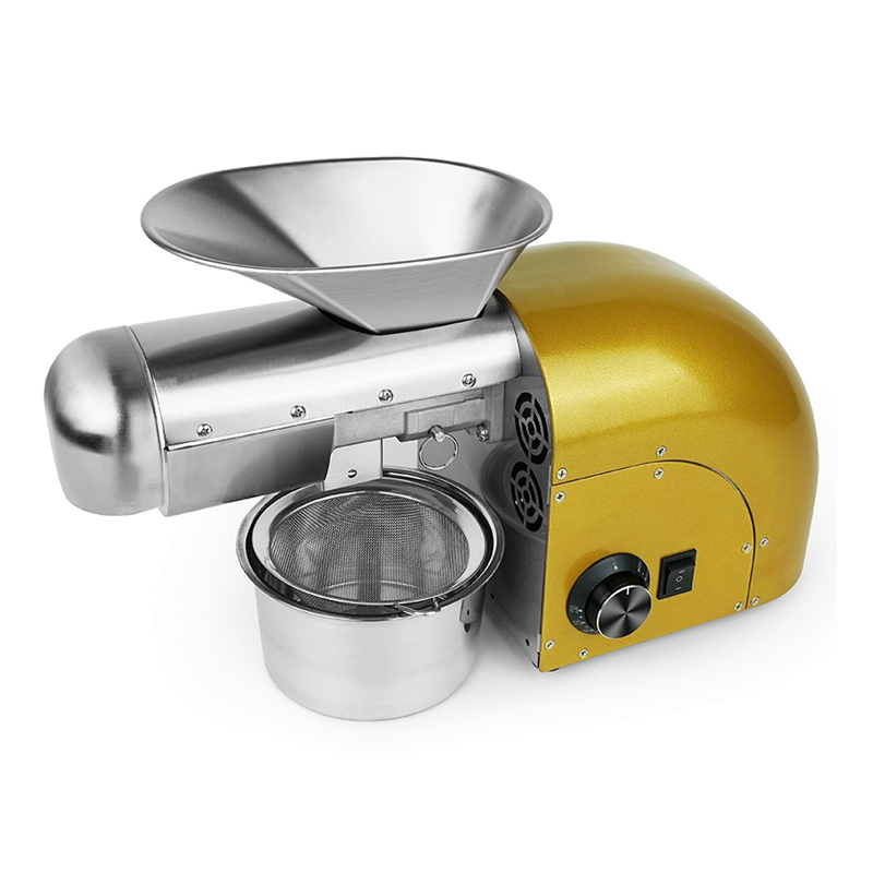 Hot Selling Stainless Steel 110v 220v 1500w Automatic Peanut Soybean Machine Oil Pressers Mini Oil Press Machine