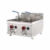 Stainless Steel American Style Gas Heating Fryer 2 Tanks 2 Basket GAS Deep Fryer Commercial Kitchen Equipment Use 28L