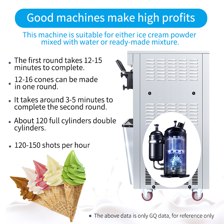 Factory Customization Cone Ice Cream Machines Ice Cream Maker Household Commercial Intelligence Ice Cream Filling Machine