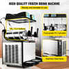 12LX2 Tanks Commercial Slush Machine Commercial Slushy Machine Stainless Steel Margarita Machines for Cafes Restaurants Bars