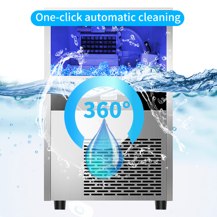 Factory Ice Cube Machine for 30kg 24h Commercial Small Maker Machine Cafe Stainless Steel Automatic Machine Factory Price