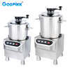 GOOPIKK Desktop Double Speed Vegetable Processor SS304 5L 8L 12L 18L Hummus Cutter Mixer Garlic Sauce Onion Nuts Bowl Cutter
