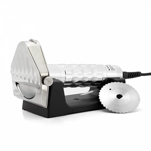 GOOPIKK Electric Shawarma Slicer Doner Knife Shawarma Cutter Handheld Gyro Knife 2 Blades BBQ Roast Meat Cutting Machine CE