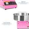 Commercial Automatic Cotton Candy Machine 1080W DIY Cotton Candy Maker Sugar Floss Machine for Kids
