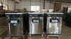 GOOPIKK Commercial Ice Cream Maker 20-28L/H Yield 1850W Countertop 3 Flavor Soft Serve Machine Frozen Yogurt Maker for Snack Bar