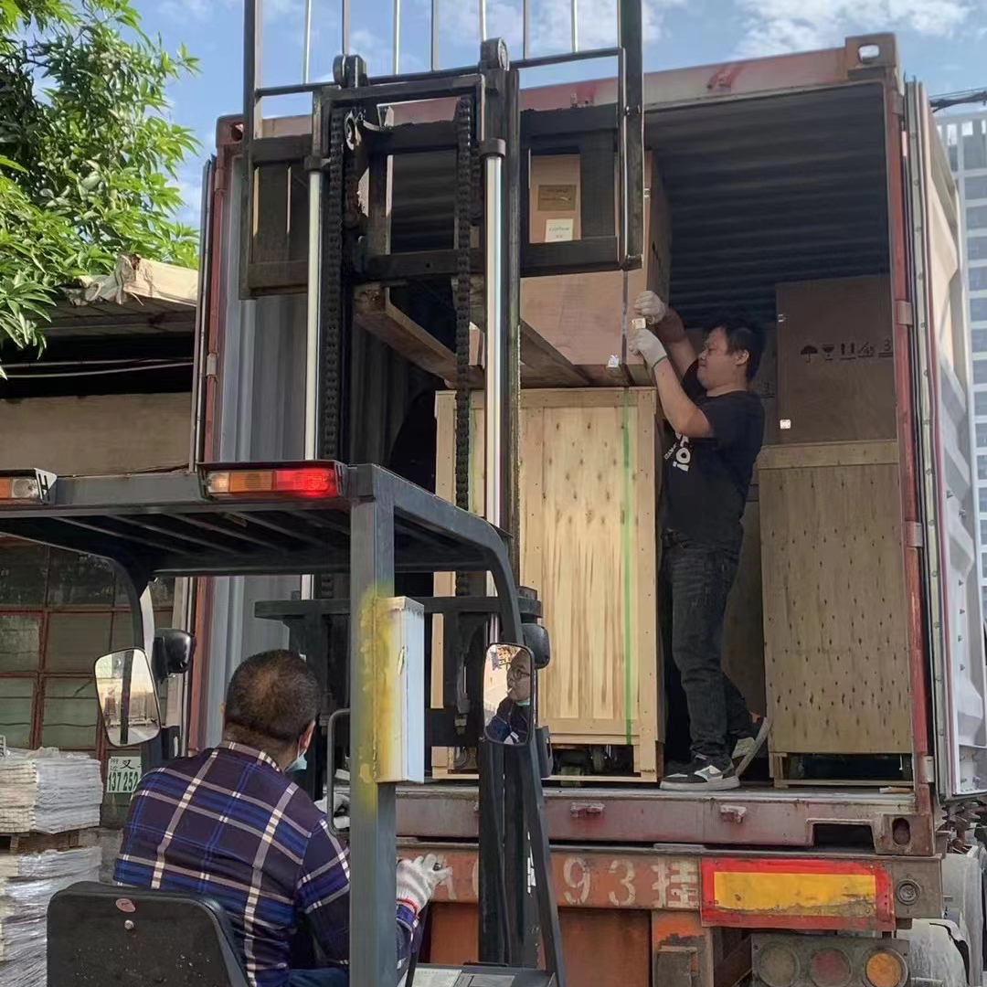 Ice Cream Machines Shipped To Australia Waiting for Loading!