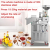 SY-S01 High Quality 3650w 10-20kg/h Sesame Coconut Kopra Oil Press Machine with Vacuum Filter