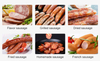 10L Stainless Automatic Sausage Filler Making Machine Price Vacuum Electric Sausage Roll Maker Sausage Stuffer