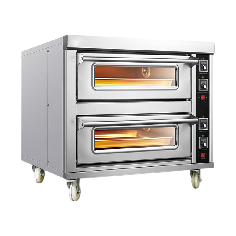 Commercial Electric Gas 2 Layrs 2 Trays Oven Bread Machine Pizza Bakery Equipment Baking Oven