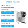 Commercial Small Ice Cream Maker Machine Sundae Soft Serve Ice Cream Machine for Home