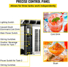 12LX2 Tanks Commercial Slush Machine Commercial Slushy Machine Stainless Steel Margarita Machines for Cafes Restaurants Bars