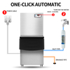 Factory Stainless Steel Counter Ice Machine 500KG Per Day Commercial Cube Machine Restaurant Bar Vertical Ice Maker Machine