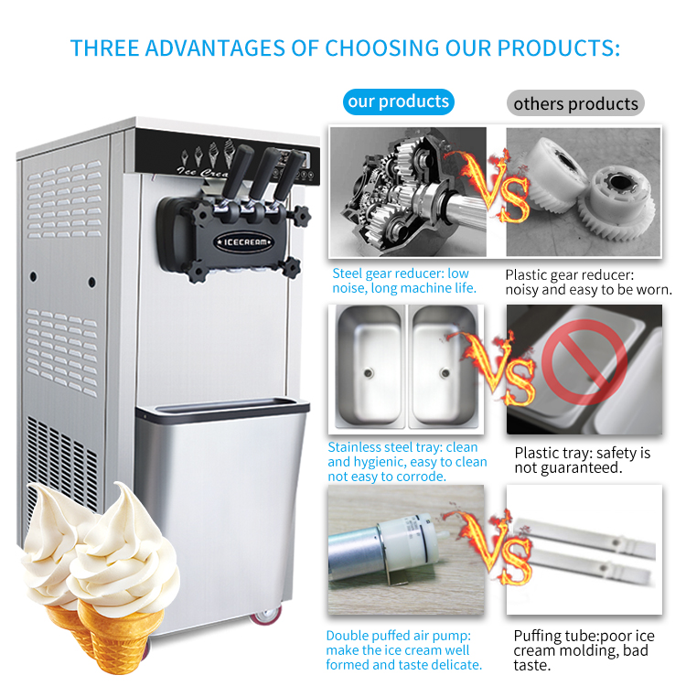 Factory Customization Cone Ice Cream Machines Ice Cream Maker Household Commercial Intelligence Ice Cream Filling Machine