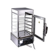 GOOPIKK 110V Commercial Pizza Food Steamer 5 Layers Display 1200w Electric Warming Showcase 30-110 Temperature Range for Buffet