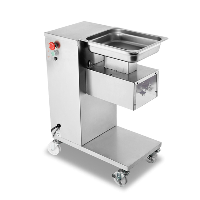 Commercial Vertical Automatic Goat Meat Beef Cutting Machine Stainless Steel Small Fresh Meat Slicer Cutting Machine